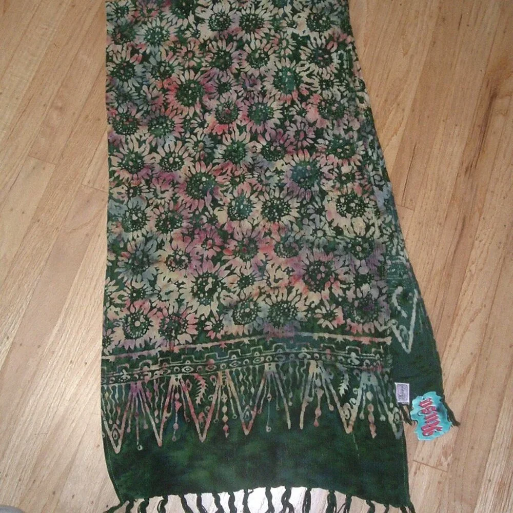 NWT Batik Scarf Wrap Nusa Indonesia - 61